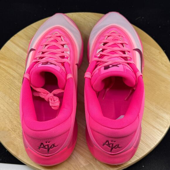 Size 15W/13.5M - Nike A\'ja Wilson A\'One Pink Aura FZ8 FZ8605-601 Basketball Shoe main image 5